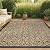 JONATHAN Y SMB107A-5 Madrid Vintage Filigree Textured Weave Indoor/Outdoor Black/Khaki 5 ft. x 8 ft. Area-Rug, Classic,Easy-Cleaning,HighTraffic,LivingRoom,Backyard, Non Shedding