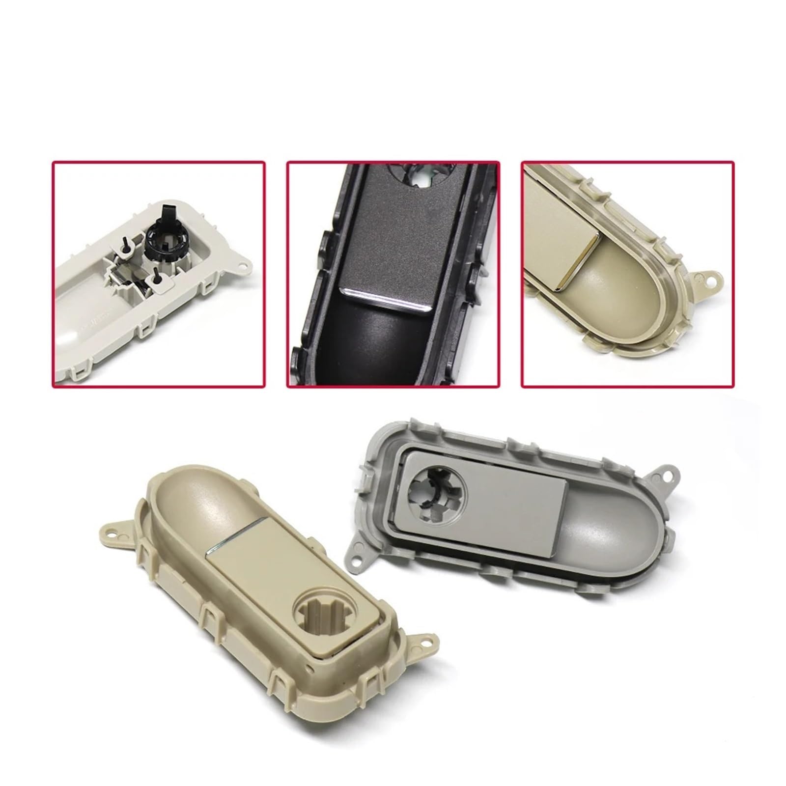 Couvercle de poignée de boîte for gants de voiture, for Benz W218, verrouillage du couvercle, adapté for Mercedes classe CLS, boîte for outils, boîtes for gants, couvercle de commutateur de re