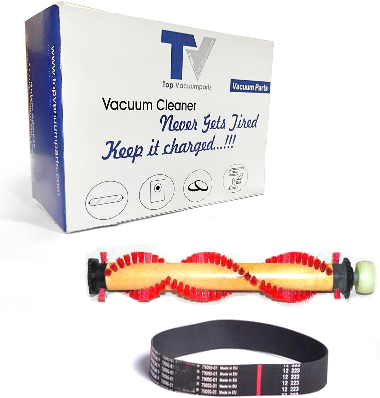 Replacement for Oreck Elevate Vacuum UK30200, UK30200PC, UK30300, UK30300PC Brushroll W/Magnet and 1 Belt