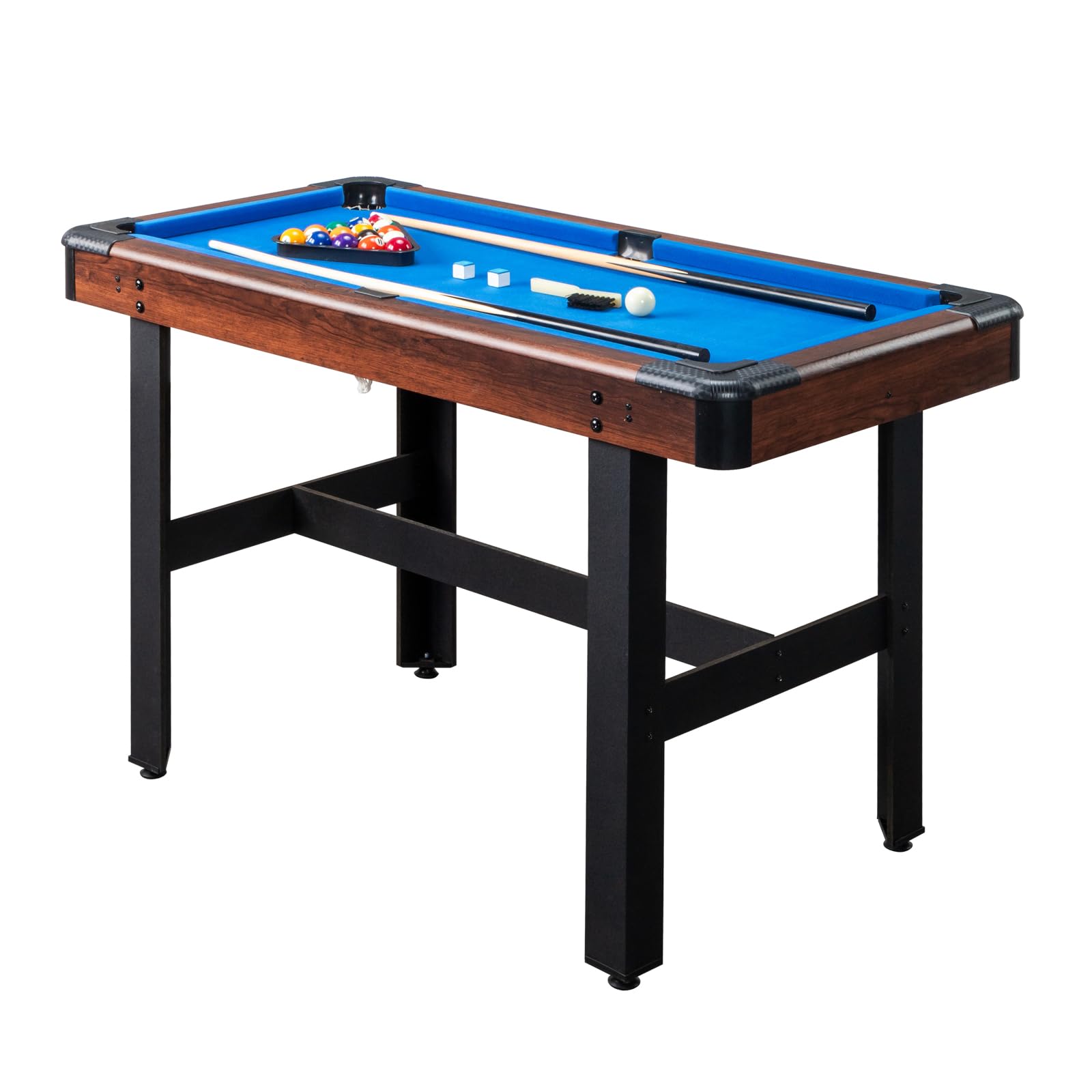 LEADZM Table de Billard Mini pour Enfants avec 16 Boules, 2 Queues de Billard, 2 Craies et Brosse, Famille, FêTe