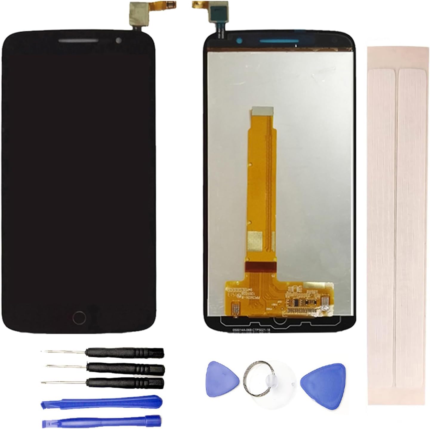 LCD Display & Replacement Touch Screen Digitizer Assembly with Free Tools for Alca-tel One Touch Pop 2 Premium 7044 OT7044 7044X 7044Y 7044K 7044A Black