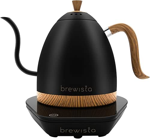 Brewista Artisan Electric Gooseneck Kettle, Water Boiler with LCD Panel,
