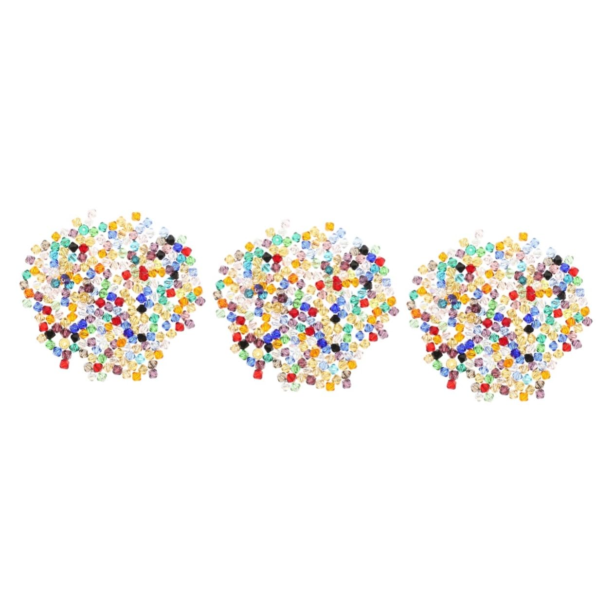 3 Set Perline Colorate Perline Forma Per Creazione Bracciali E Gioielli Per Fai Da Te E Progetti Bigiotteria 280 Pezzi * 3
