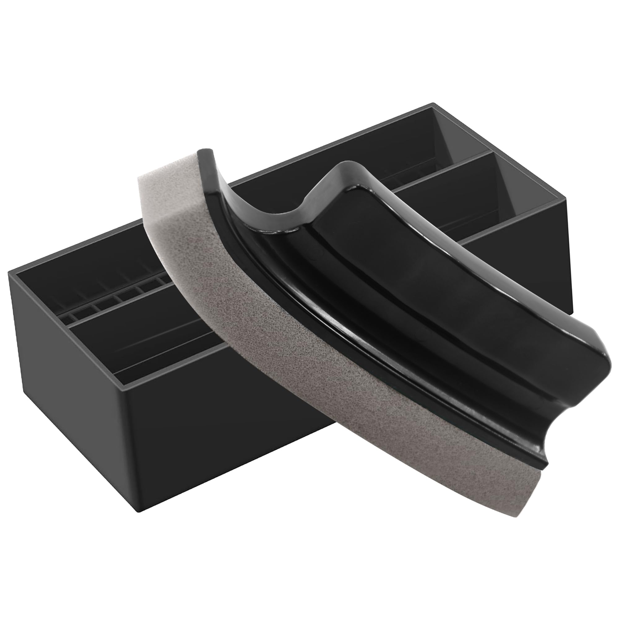 Beard Cleaner Brush and Holder Set: Cleaning Tool for Sink 1 Original sized Beard Cleaning Brush and 1 Beard Brush Holder Use Beard Trimmings for Men