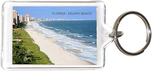 Vista 11 de Florida USA United States - Llaveros acrílicos - 5 Estilo: Miami South Beach #Fl107