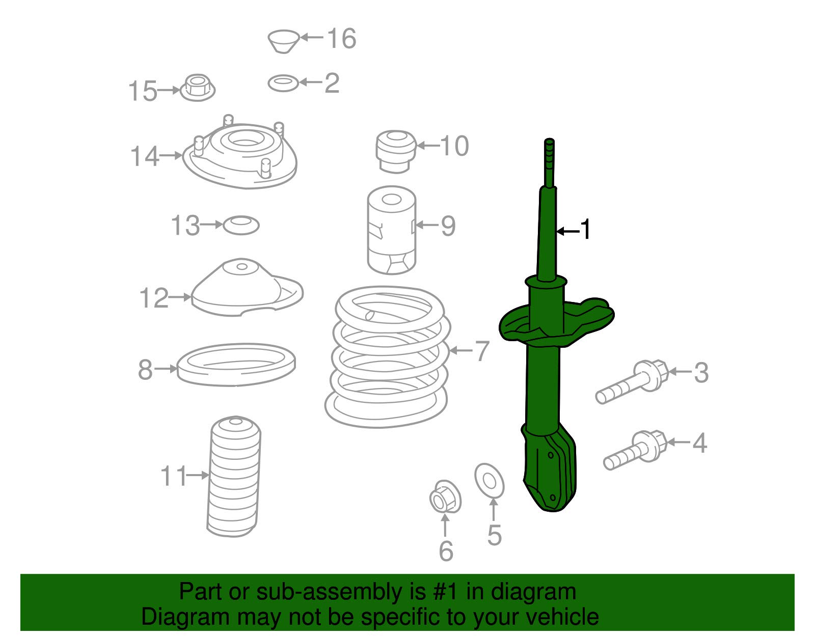 Amazon.com: Subaru STRUT Complete Front : Automotive
