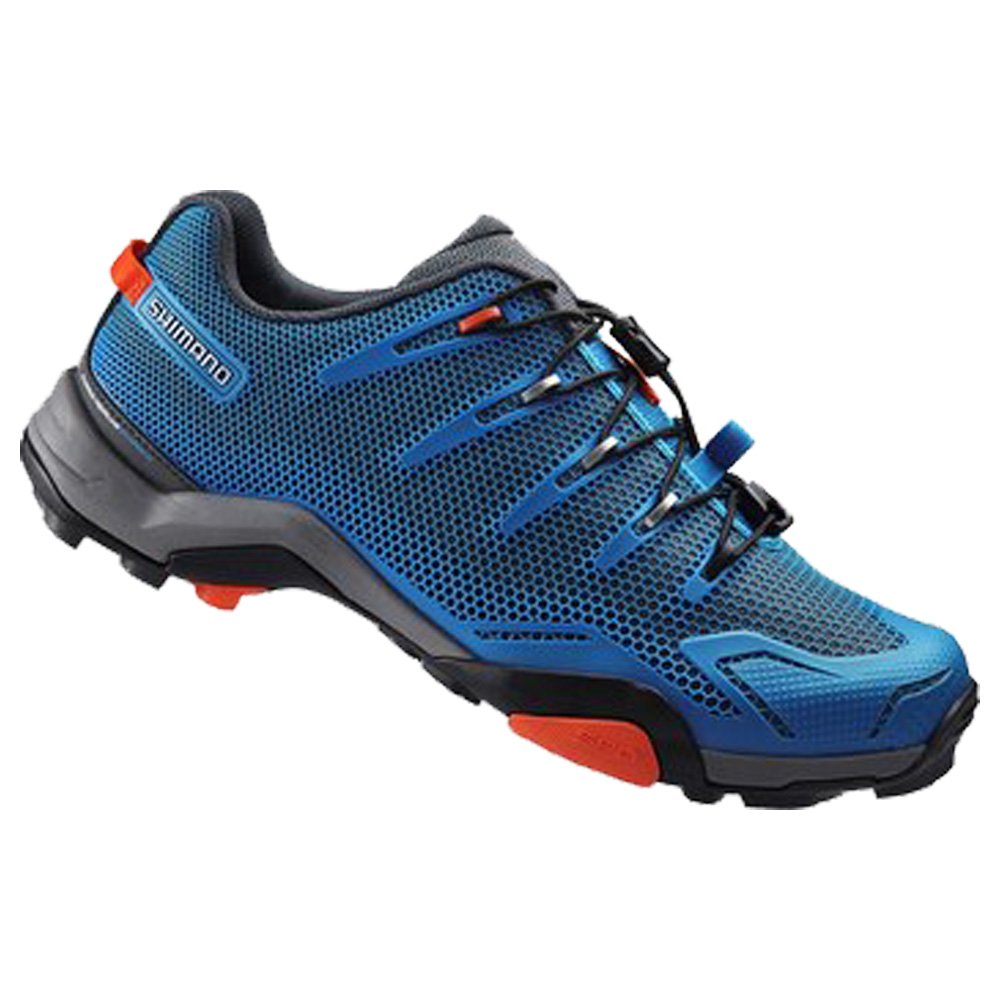 SHIMANO Erwachsene Fahrradschuhe MT-Radschuhe SH-MT44B GR. 42 SPD Schnuerung Speed Lacing, Mehrfarbig, 42, ESHMT44G420BJ