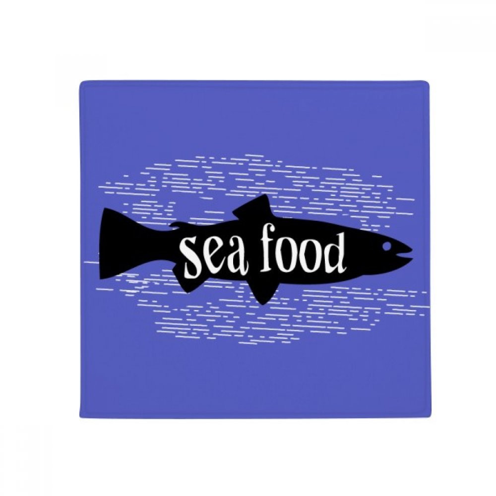 Tapis animaux silhouette poisson noir antidérapant pour protéger le sol de votre cuisine