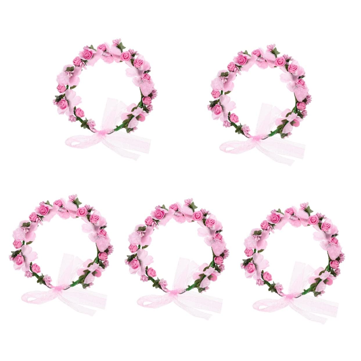 5 piezas de de novia Mori con flores artificiales para el cabello, guirnaldas hawaianas, de pelo nupcial, flores nupciales, diadema de flores para novia, departamento Mori,
