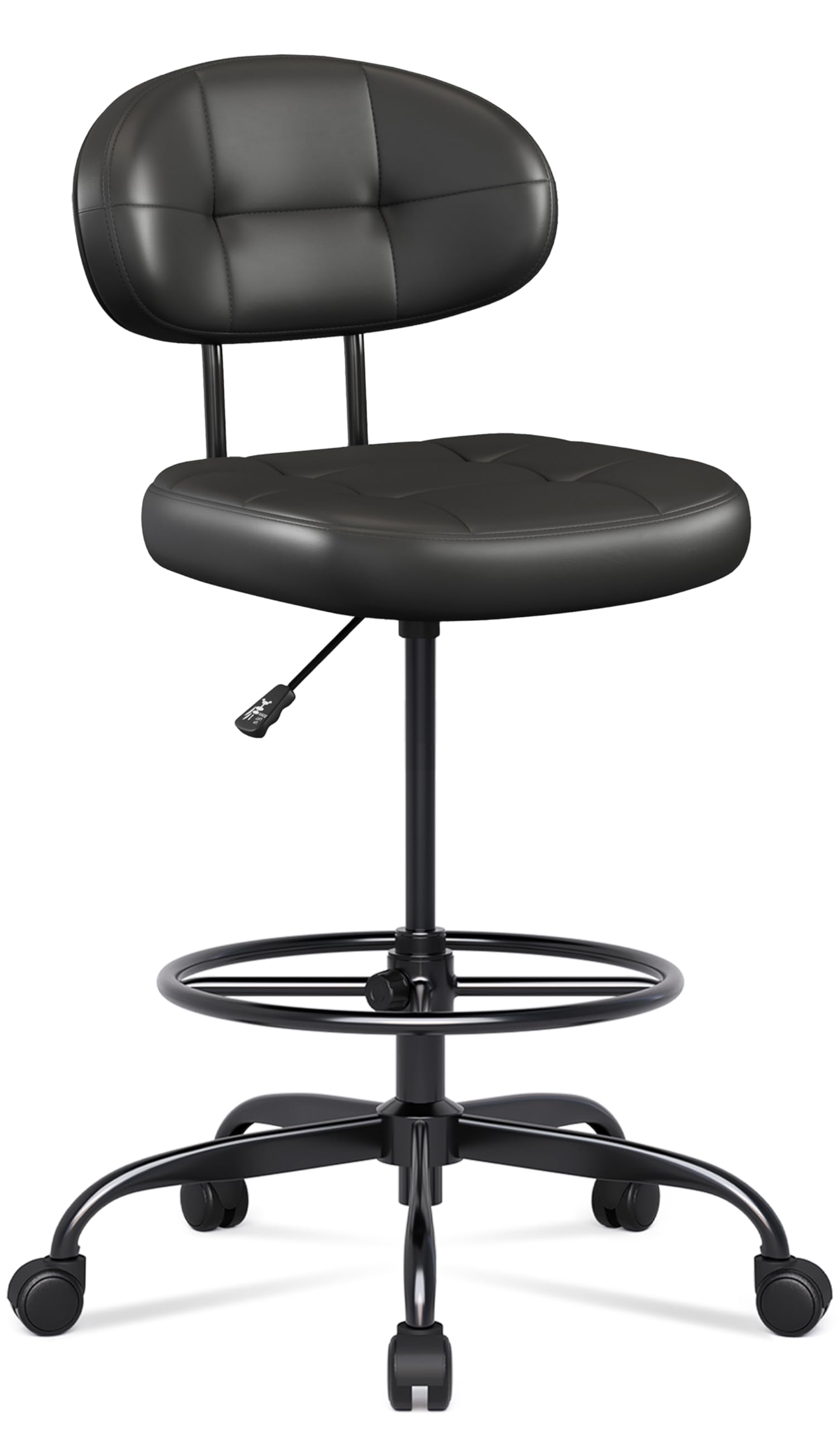 atelier m4 m4 easy chair 黒 一脚 Amazon.com: Misolant Drafting Chair Without Arms, Tall Office