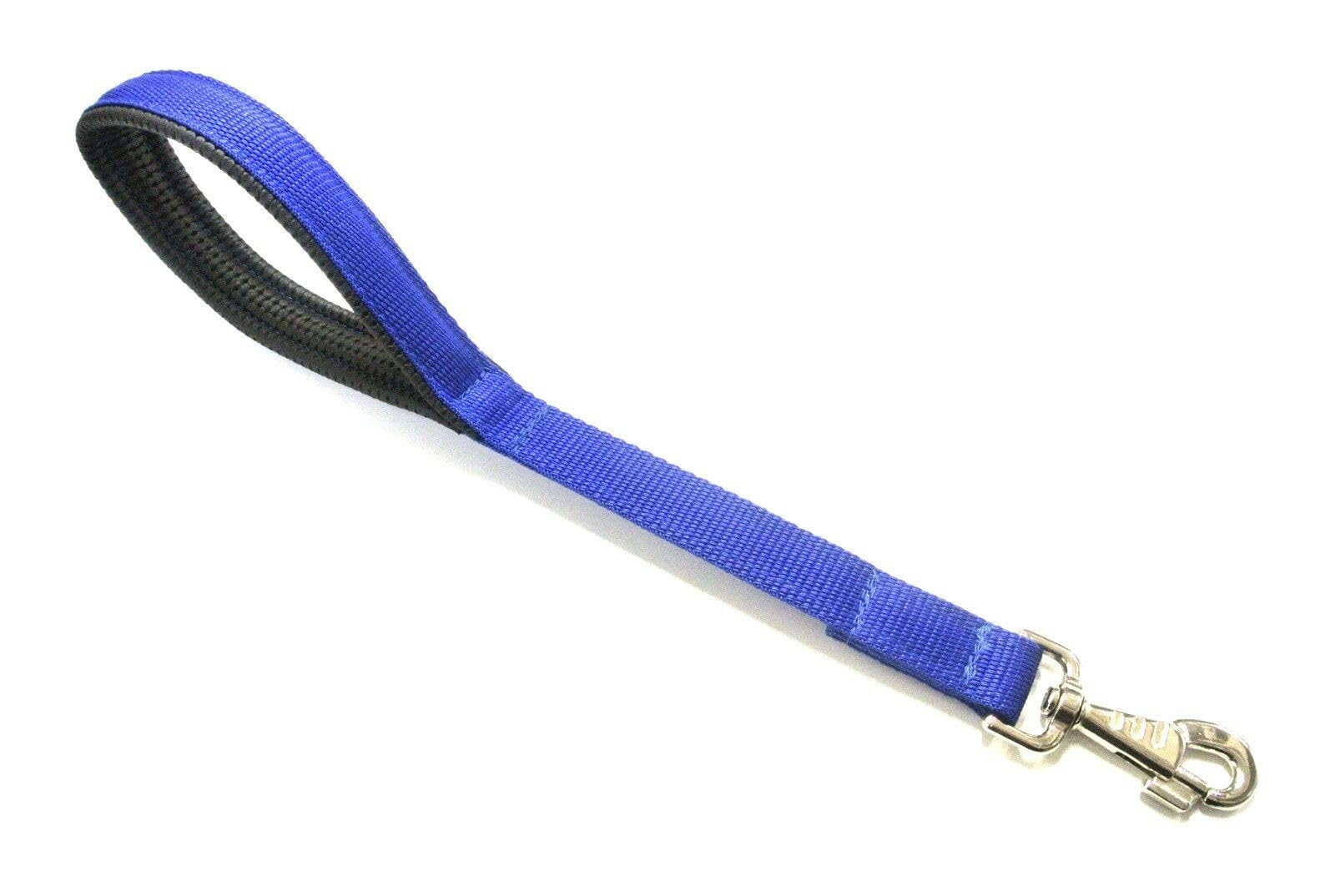 18" Short Close Control/Traffic Control Dog Lead With Padded Handle For Comfort In (Royal Blue)