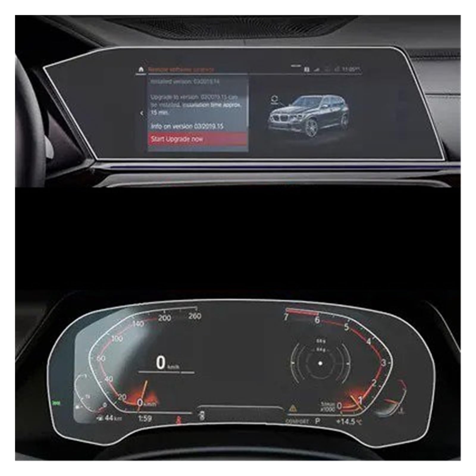 Nano ochraniacz ekranu do G07 do X7 2019-2022 (GPS i instrument B)