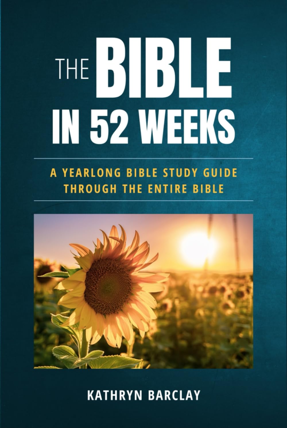 The Bible in 52 Weeks: A Yearlong Bible Study Guide Through The Entire Bible - For Men and Women ( Read Through The Bible in A Year)