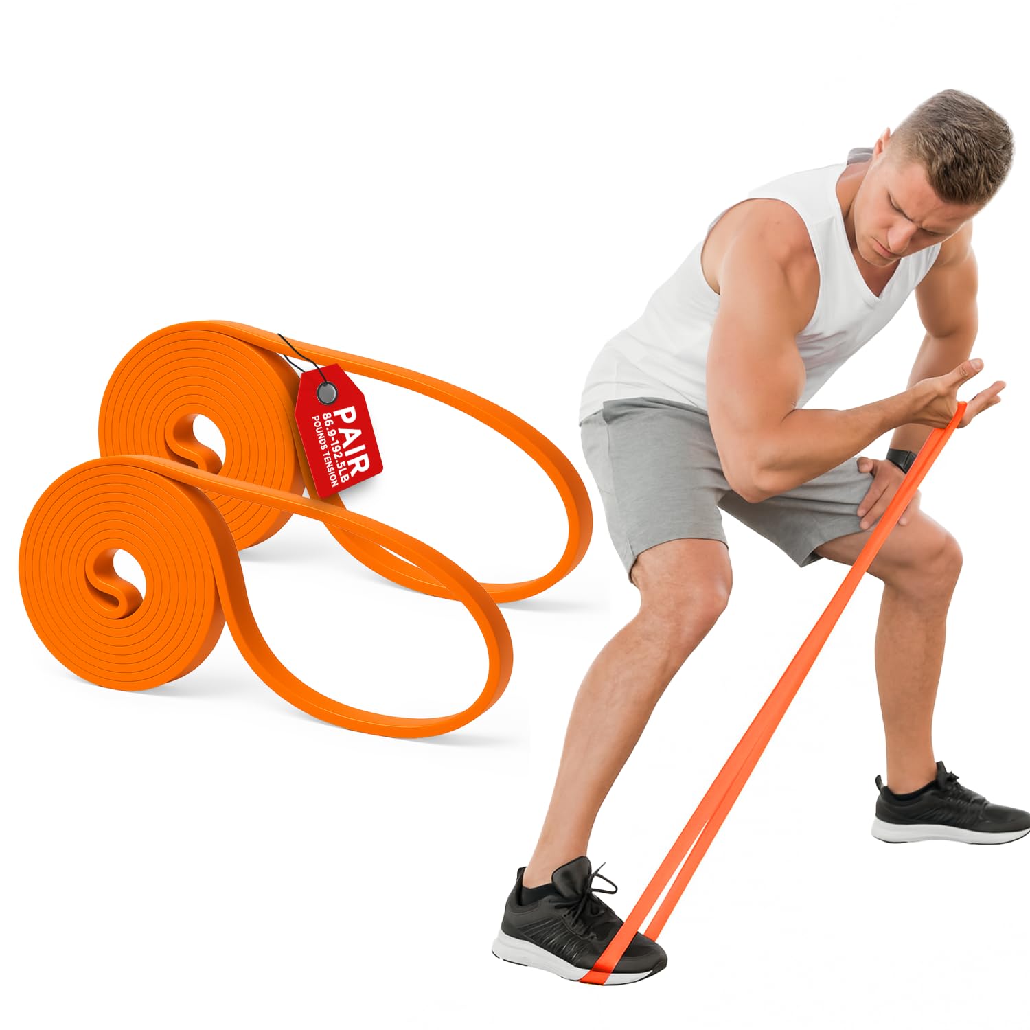 EliteFTS Pro Resistance Band - Boost Core Stability and Flexibility with This Portable, Joint-Friendly Tool