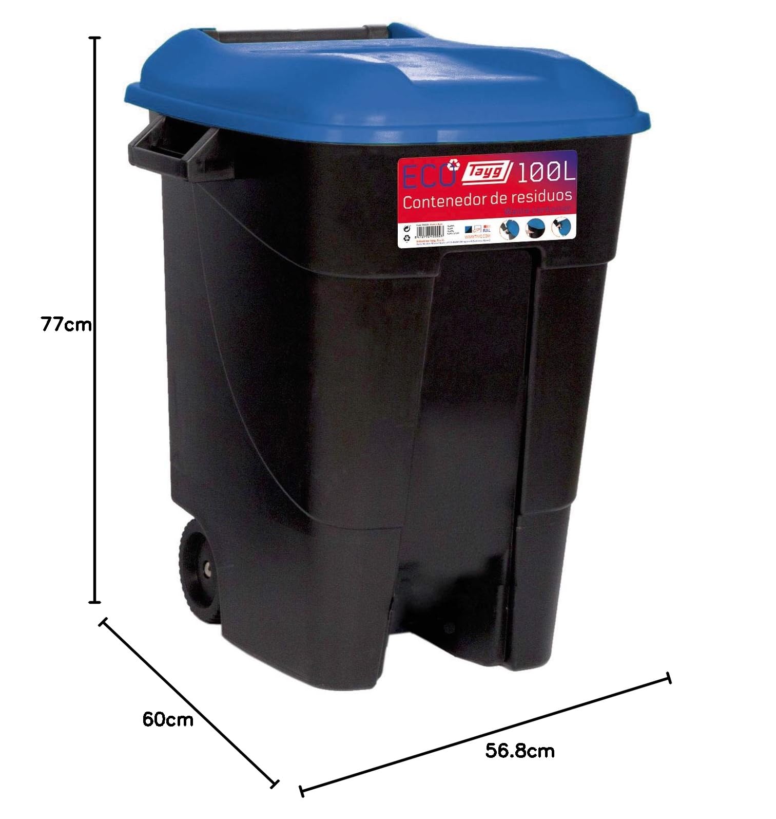 Tayg - Contenitore per rifiuti EcoTayg 100L