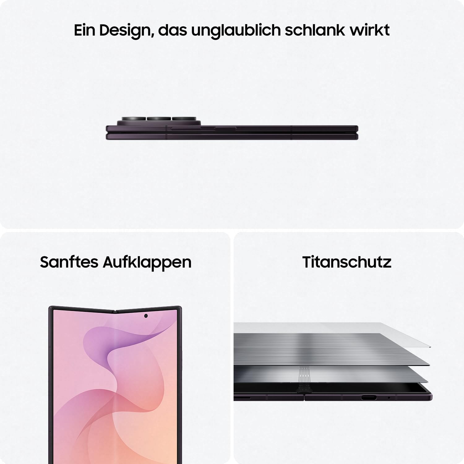 Samsung Galaxy Z Fold8 Ultra Smartphone, 256 GB Speicher, Graphite | Android AI Handy, Multitasking, 12 GB RAM, 5000 mAh Akku, 200 MP Kamera, 3 Jahre Herstellergarantie [Exklusiv auf Amazon]