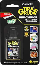 Tira Grude Removedor de Etiquetas e Pegajosidades 40 mL
