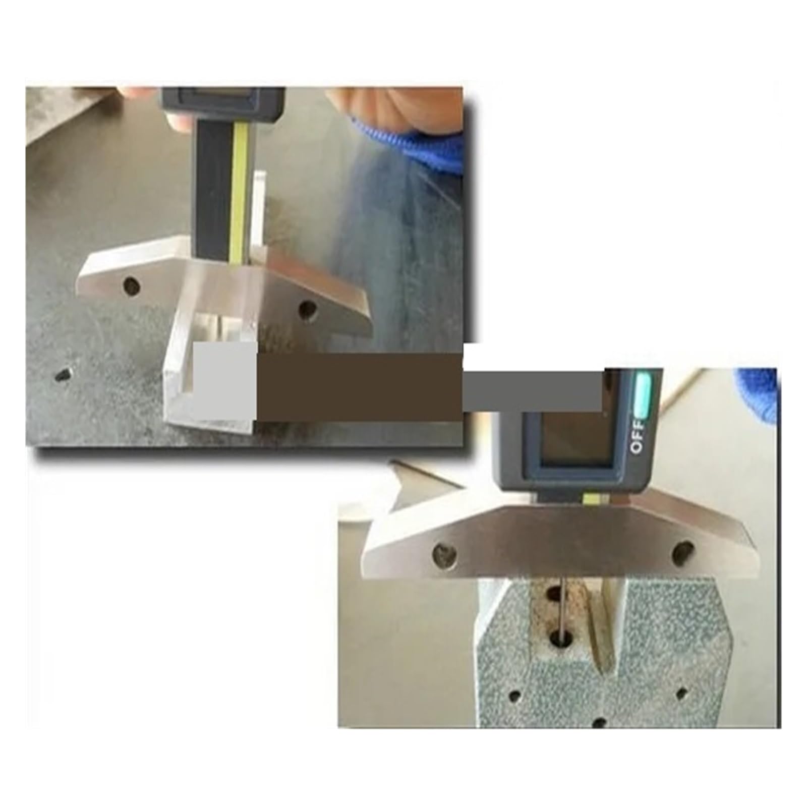 Medidor De Profundidad Digital De 0-50/100/150/200mm Con Varilla Delgada Medidor Electrónico De Profundidad De La Banda De Rodadura Del Neumático Con Calibrador De Varilla Delgada Preciso(0-200MM)