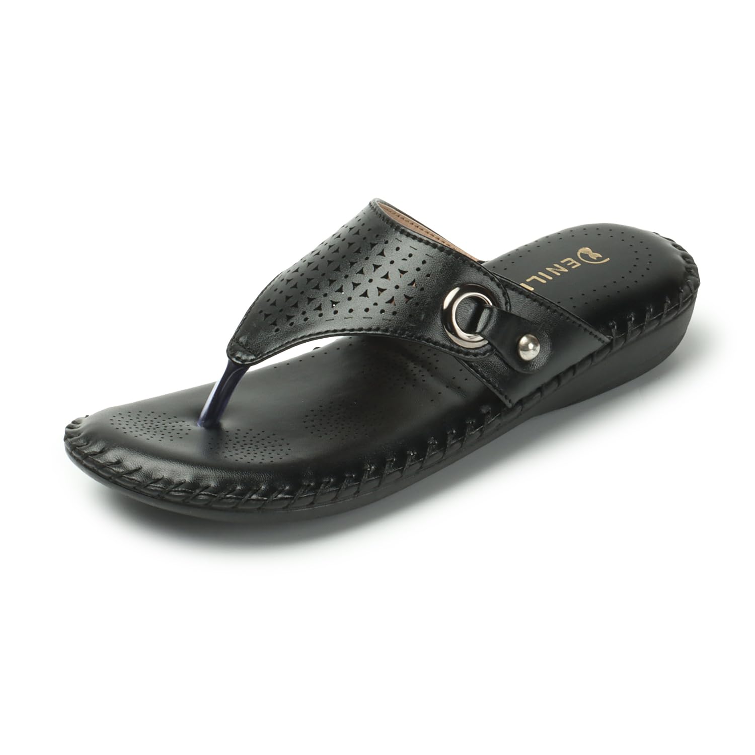 Denill Womens Doctor Slipper (Black, 8) (B0CKRCLZND) Amazon Price History, Amazon Price Tracker