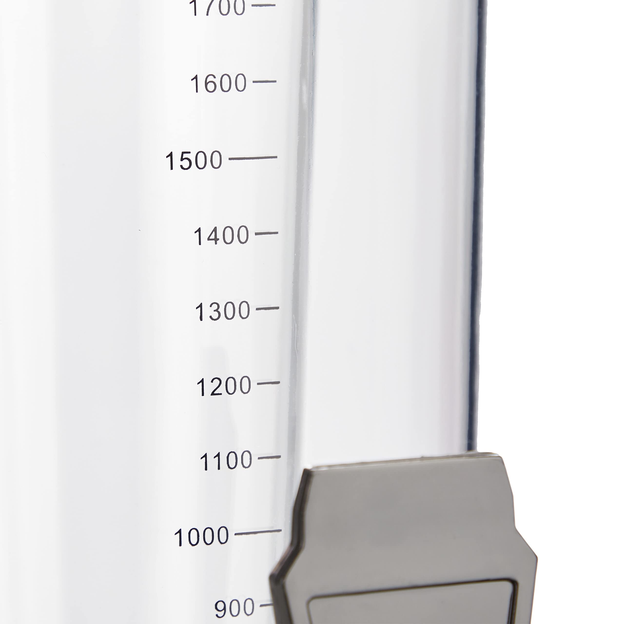 Relaxdays Distributeur de bière 2,5 L Robinet Poussoir Tireuse à Boissons Réfrigération Transparent Noir