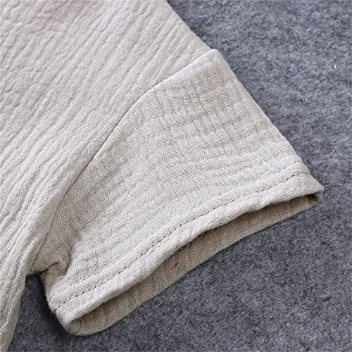 Pack Baby Boy Toddler Kids Baby Boy Girl Solid Pullover Short Sleeve Cotton Sweatshirt T Shirt Crewneck Tops Shorts Set2