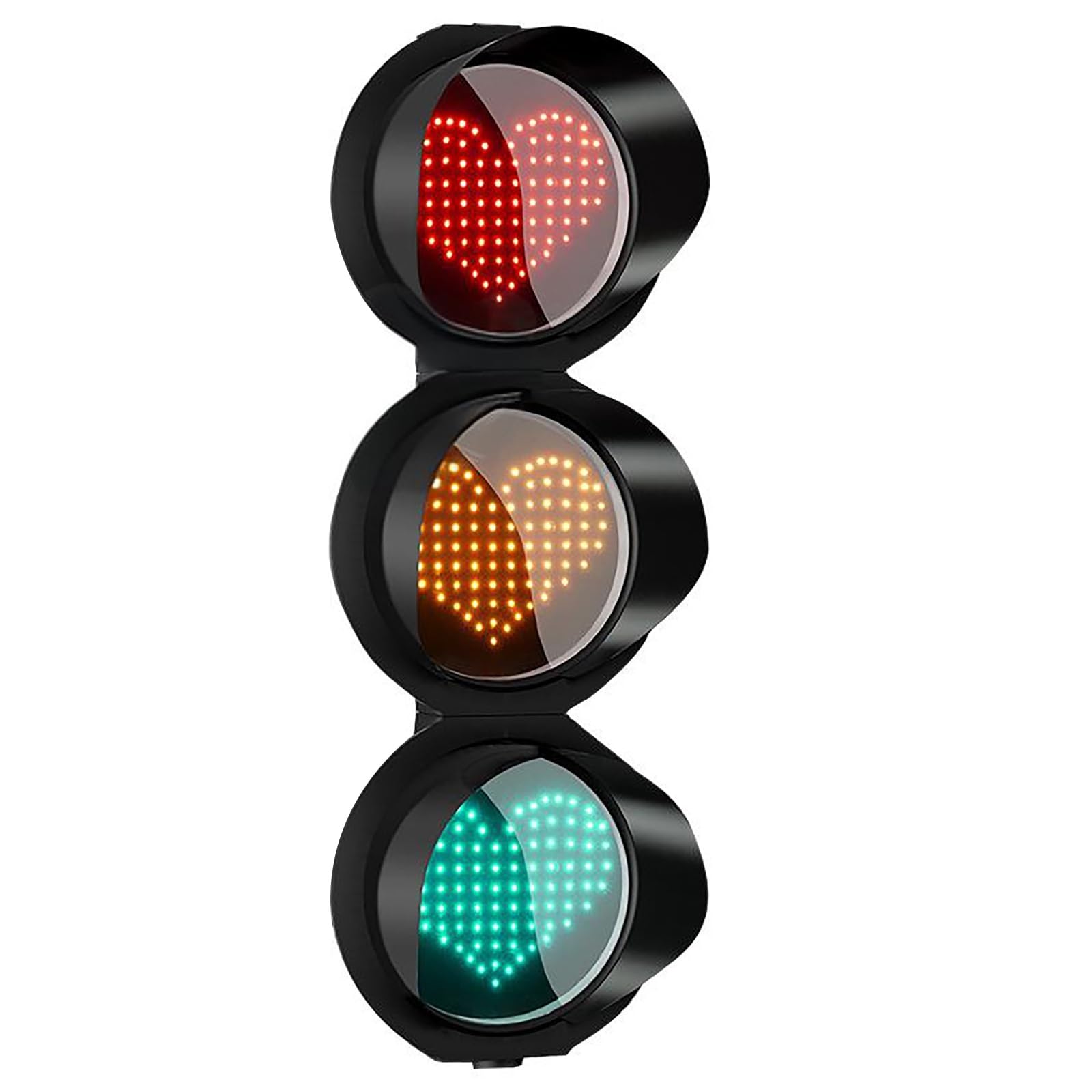 YERUNGT Semáforo Rojo/Verde/Amarillo, Lámpara De Pared Semáforo LED, Lámpara De Tráfico con Lente Transparente, Luz De Advertencia Indicadora, para Carretera, Decoración
