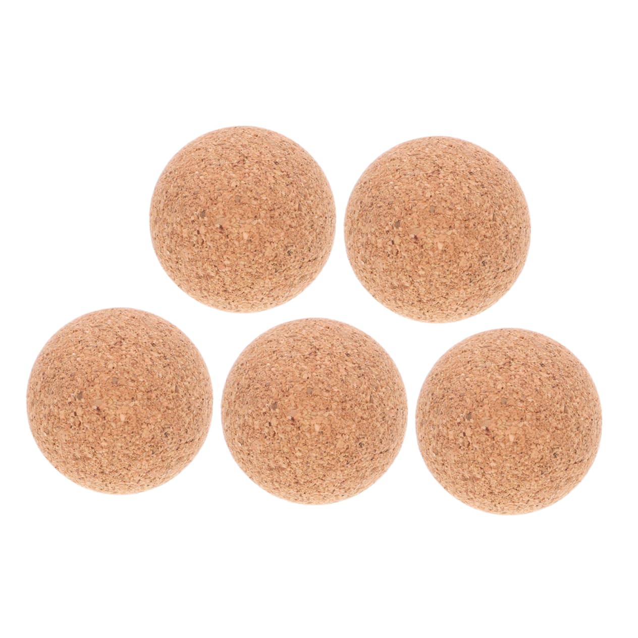 TOYANDONA 25piezas Balones De Madera para Futbolín De Corcho Reemplazables Accesorios Portátiles para Interiores
