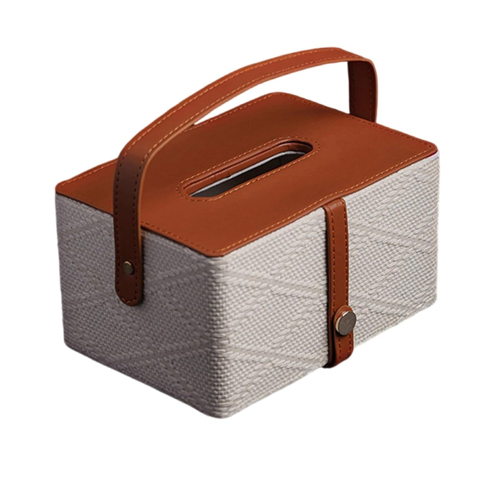 Tissue Dispenser Box Multipurpose Sturdy PU Tissue Organizers Apartment Must Haves