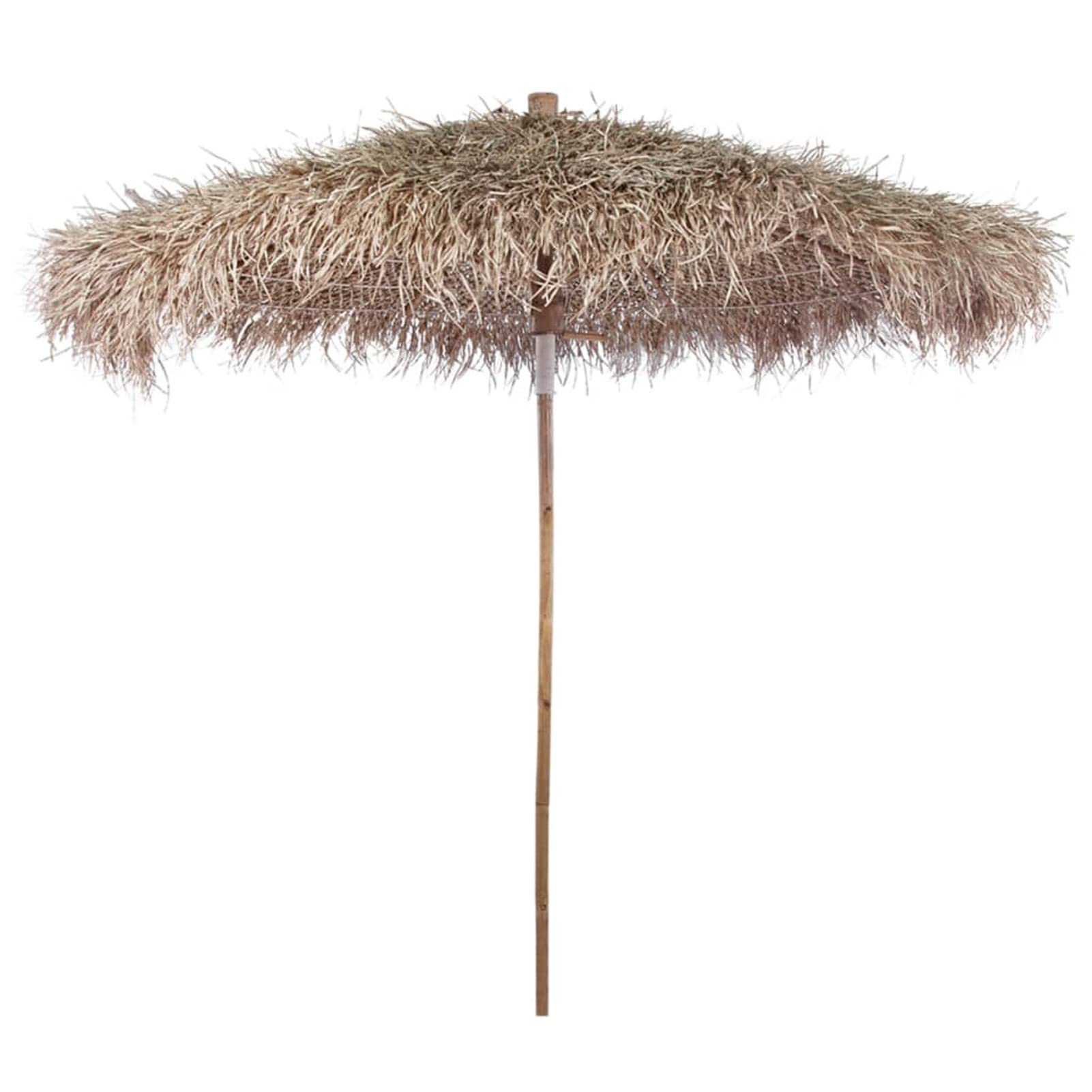 Bambus-Sonnenschirm mit Bananenblatt-Dach, Leepesx Sonnenschirm,  Gartenschirm, Marktschirm, Parasol, Vsonnenschirm, Balkon Sonnenschutz,  Balkon ...