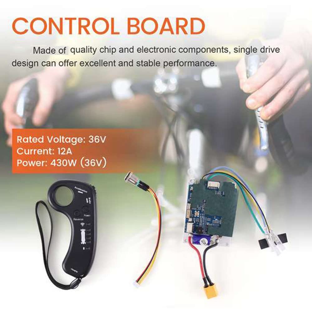 Pour planche à roulettes électrique simple courroie d'entraînement contrôleur de moteur ensemble Longboard ESC Scooter Mainboard avec télécommande Pièces de rechange
