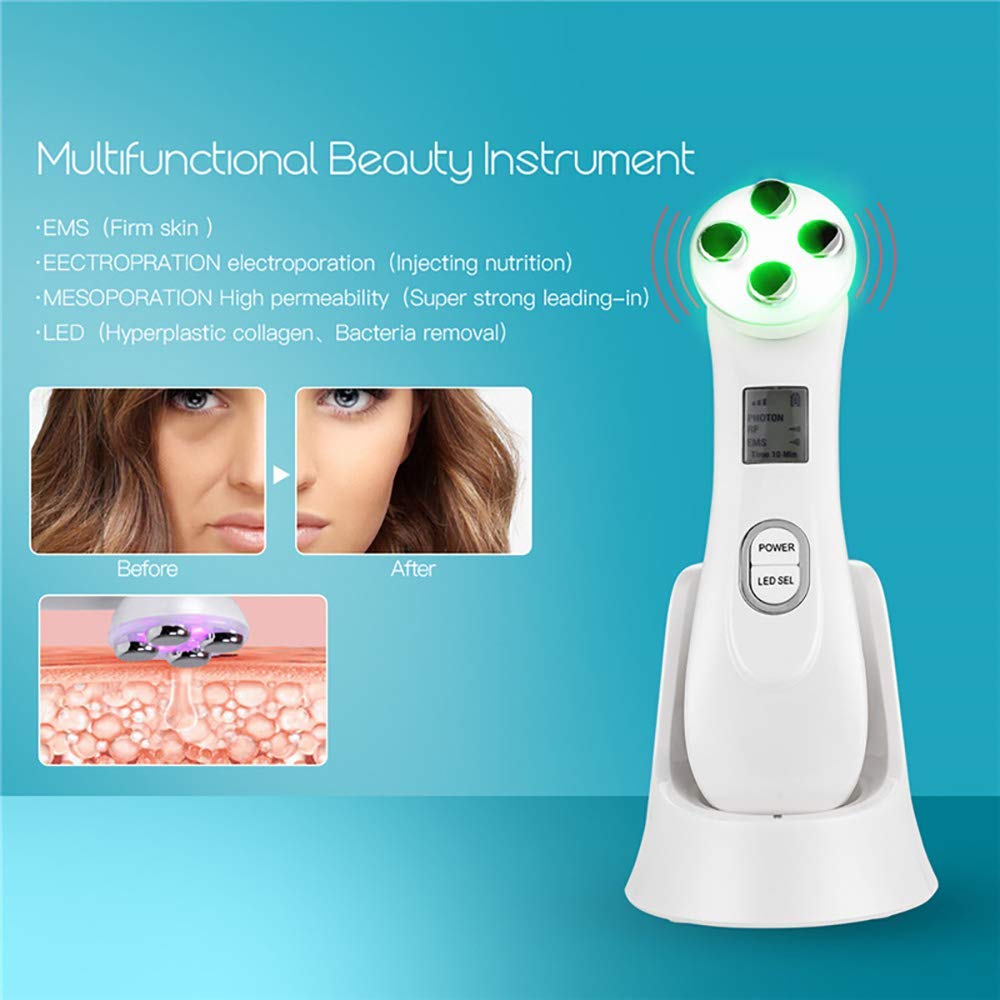 MU Estiramiento de la piel de la máquina, de Fotones rejuvenecimiento de la piel del instrumento, importador de belleza, Medidor cara facial facial antiarrugas Ems