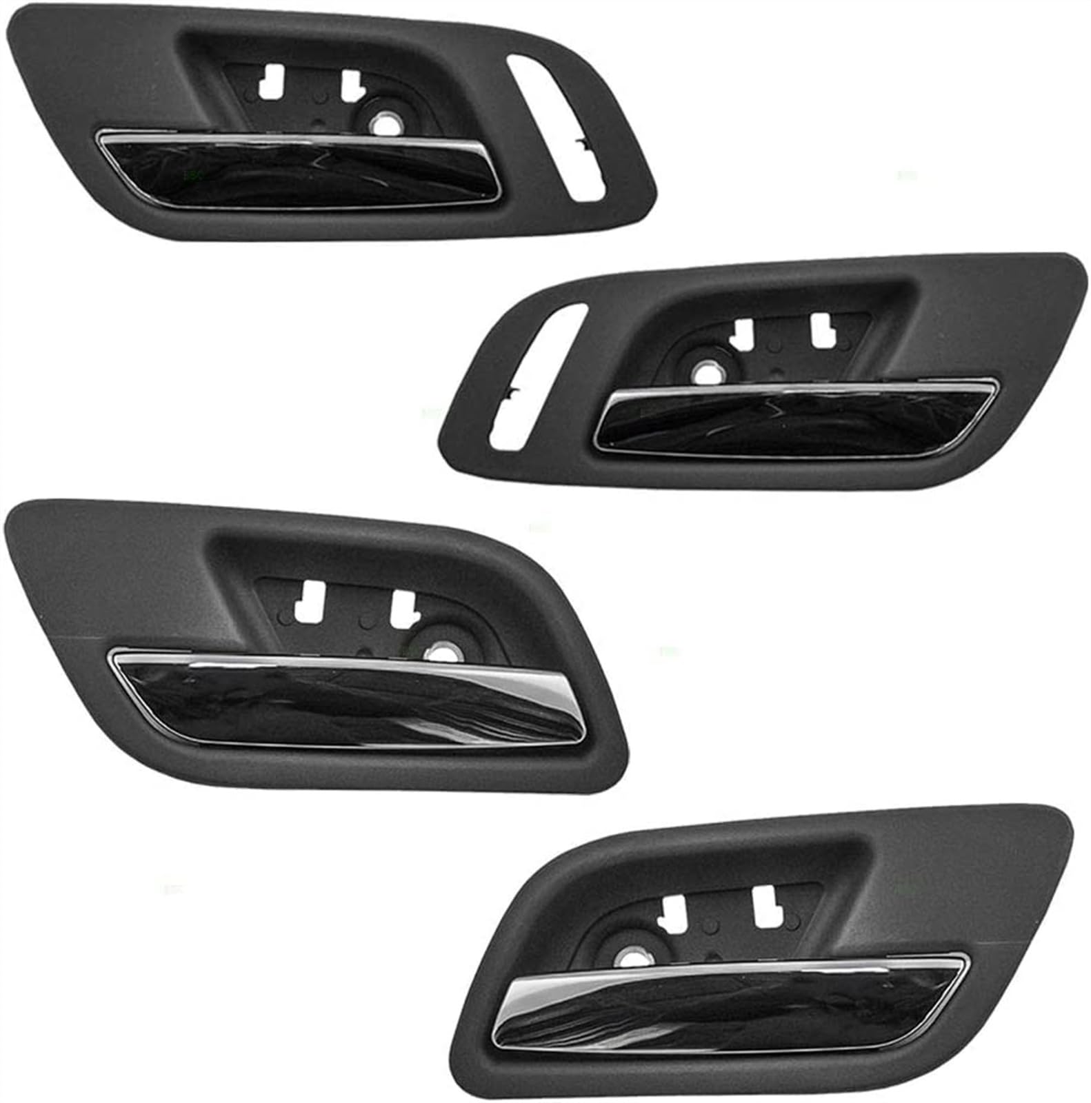 AVFORA Maniglia Porta Interna Auto Maniglia 15947936 Maniglia Per Porta Interna Da 4 Pezzi Per Chevrolet Per Silverado Chrome Fit