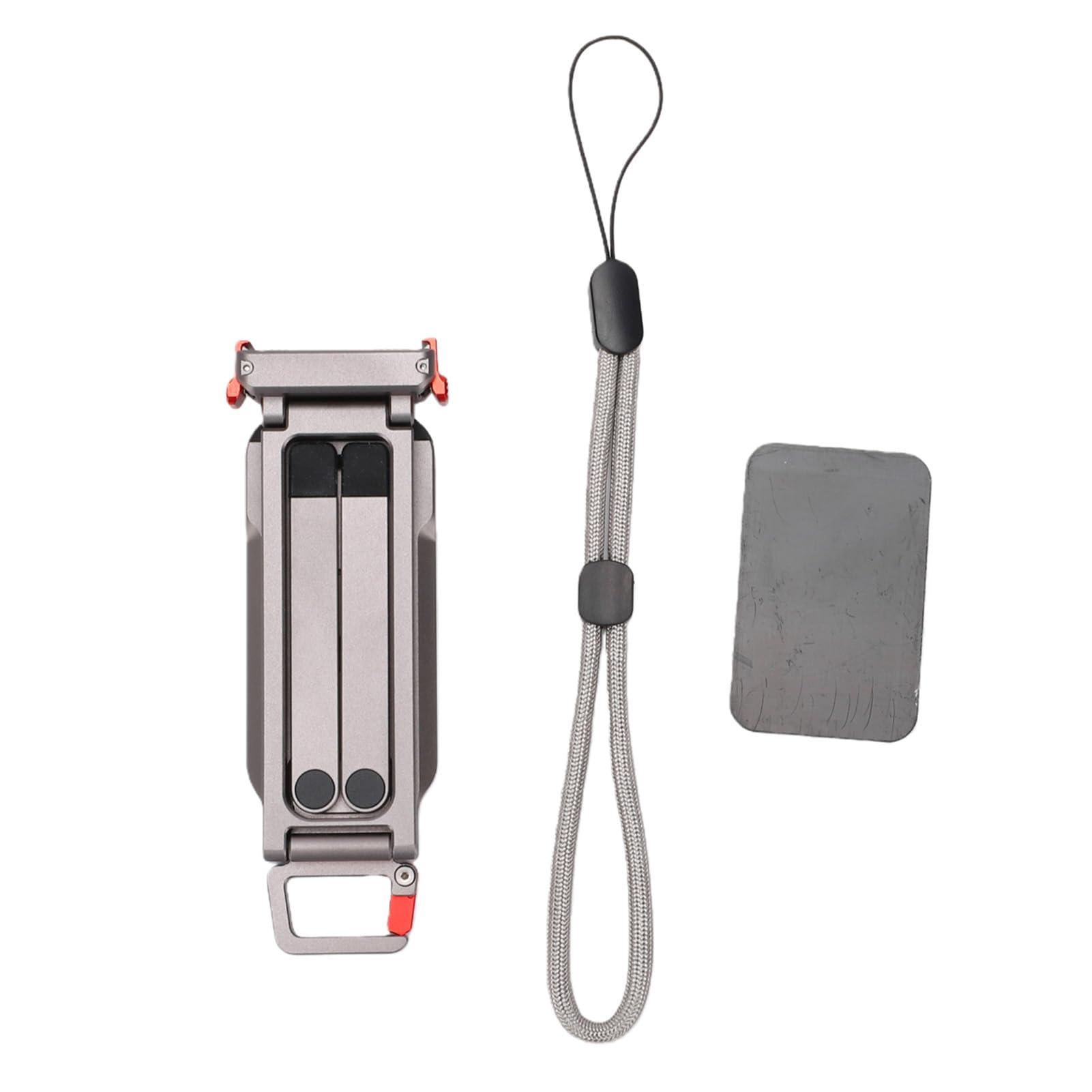 Karlak Treppiede Magnetico per Action Cam per Action 6 Nano, Design Pieghevole in Lega di Alluminio, Funzione di Sgancio Rapido Riprese Comode, 1 unità
