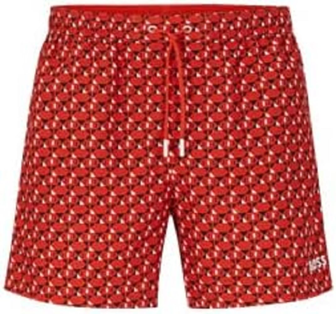 BOSS Vibe, BAÑADOR Corto Hombre, Bright Orange821,