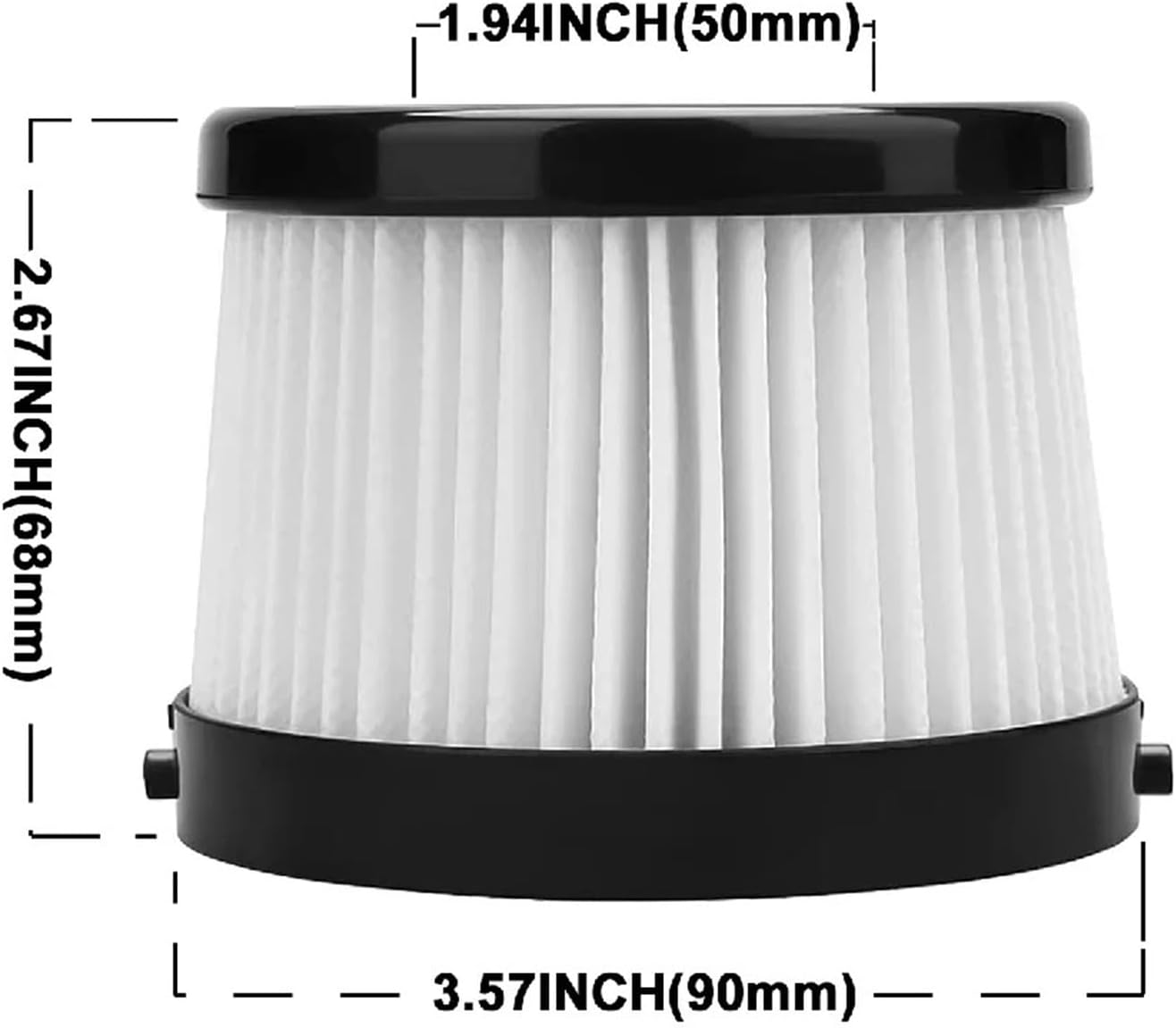 Filter，Compatible For Makita，Compatible For PATUOPRO，1pcs Vacuum Cleaner Filter Element Cordless Handheld Vacuum Cleaner Accessories Replacement