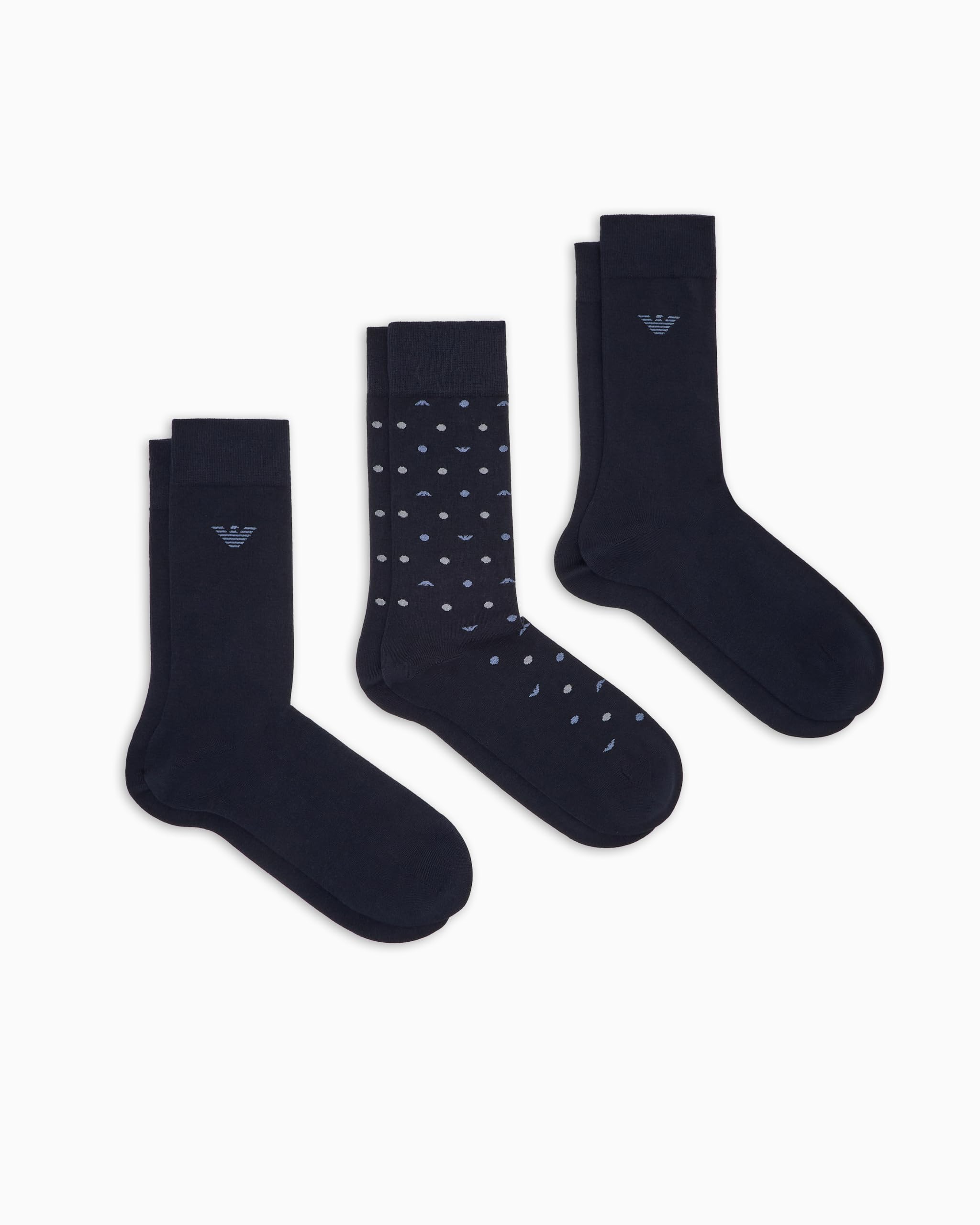 Emporio Armani Men's Blue Crew Socks in Size 6 - 12 Months, Sports Direct