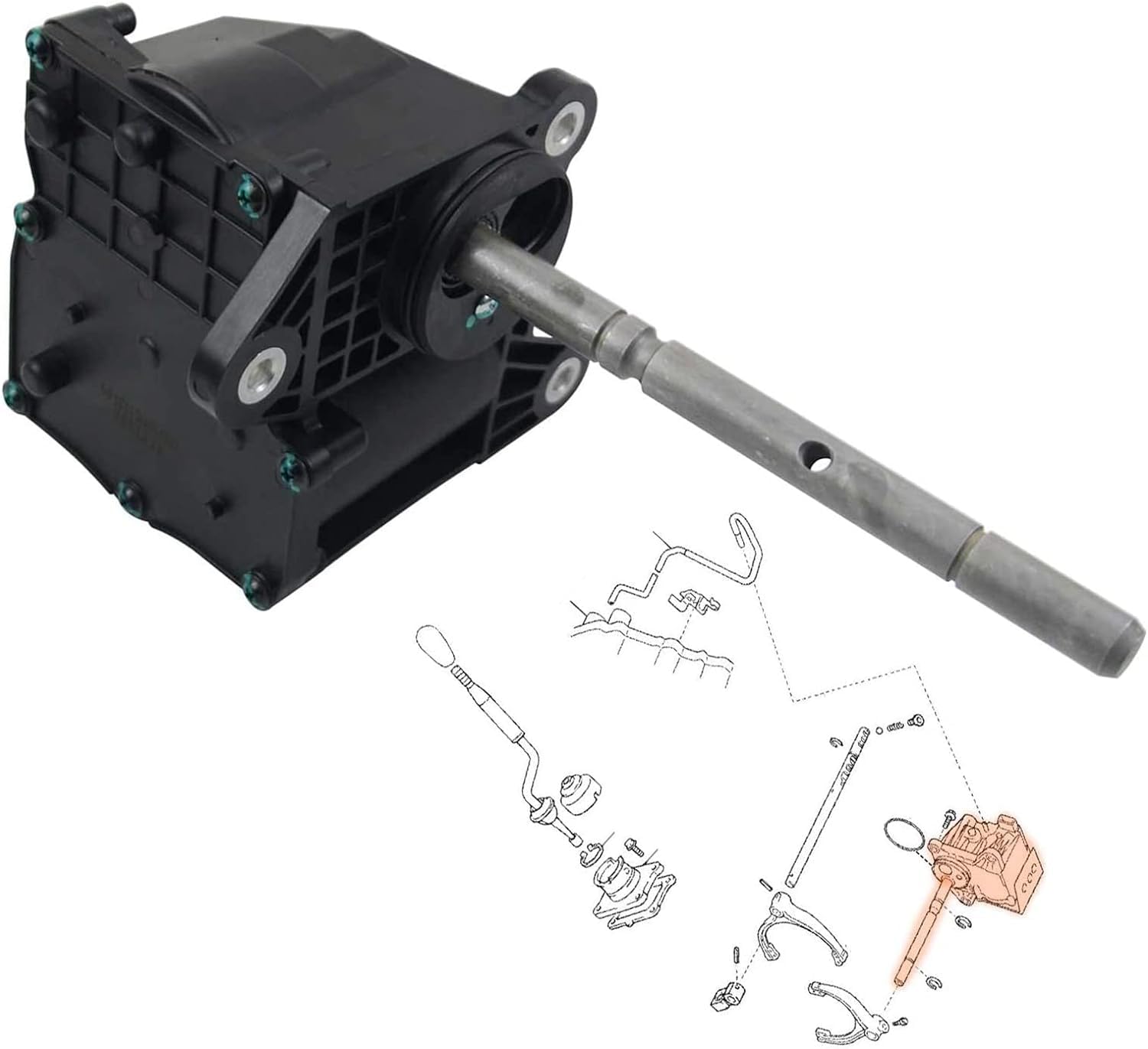 ACT209 ACTUADOR CAJA TRANSFERENCIA GX470 Land Cruiser Prado 3641060080 3641060081 3641060082 3641060083 36410-60080 36410-60081 36410-60082 36410-60083