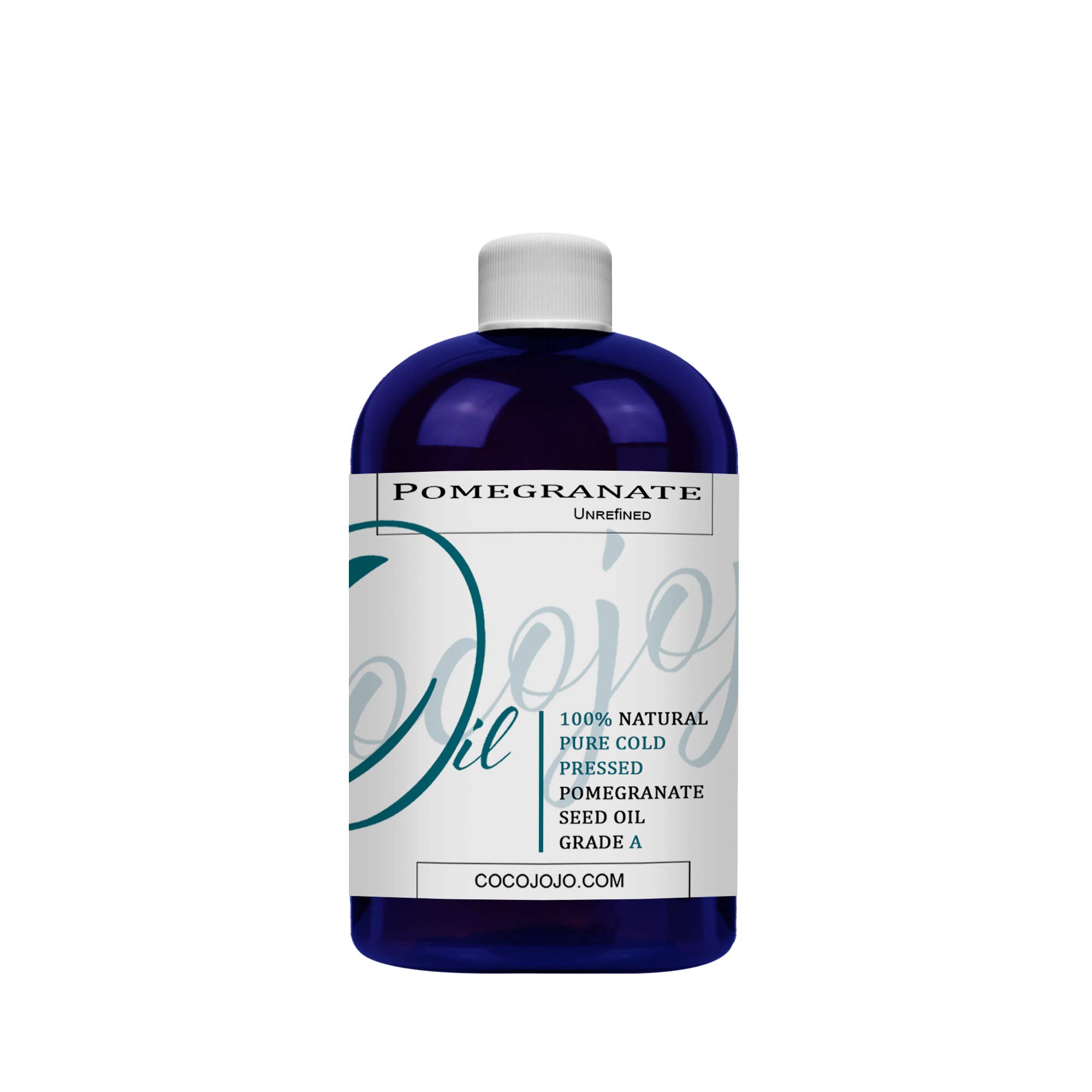 Dr Joe Lab Pomegranate Seed Oil 8 oz 100% Pure Natural Cold Pressed Unrefined Extra Virgin - Therapeutic Grade A for Hair Skin Body Nail and Beard