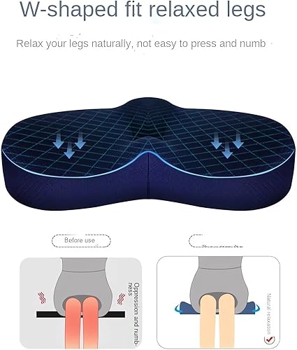 Miniatura 2 de Almohada suave de apoyo de cadera de alta calidad  Nuevo asiento suave de apoyo a la cadera para silla de escritorio, cojín ergonómico de espuma