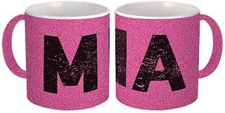 USA Miami Airport Florida MIA : Gift Mug Airline Travel Crew Code Pilot AIRPORT - Pink Glitter