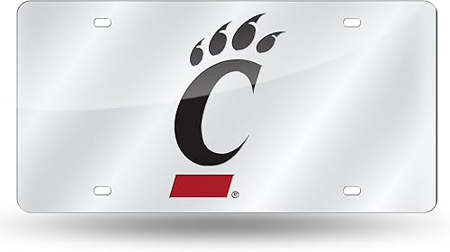 Miniatura 1025 de Rico Industries Placa de matrícula de metal con incrustaciones láser de Florida Gators de la NCAA plateado,Alternativo,Negro -,Negro/Plata,Azul,azul