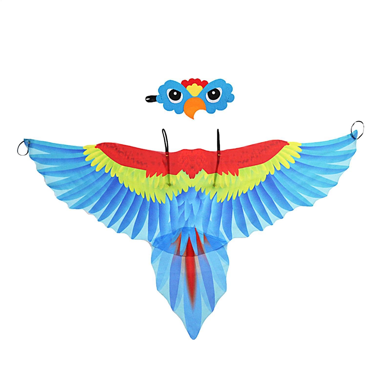 Dress Up Bird Wing For Kids | Boys Eagle Wing Cosplay Costume | Bird Wings Cloak Costume | Owl Wings Dress-Up With Felt Eye Masque Boys Girls Daily Activities
