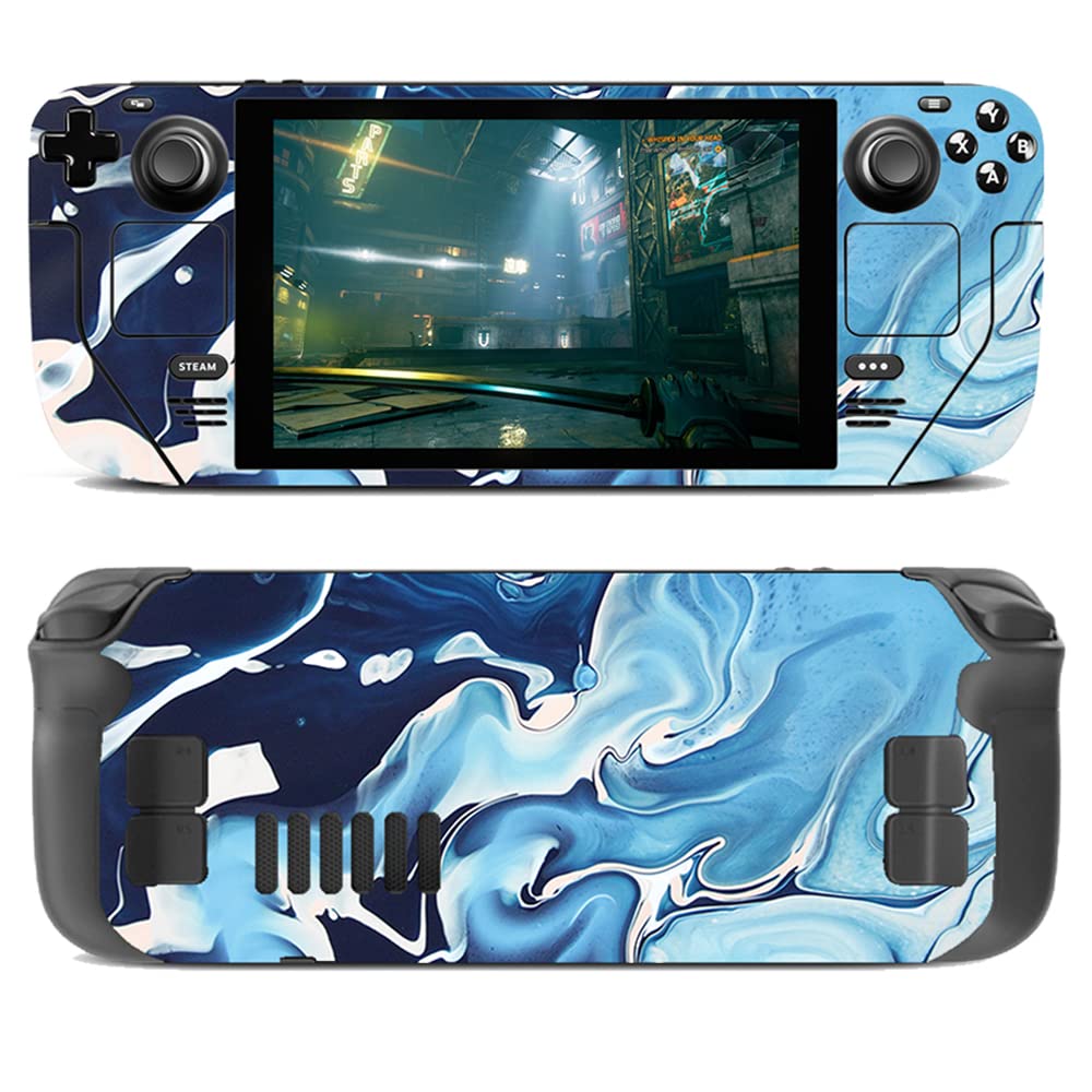 VEUENNS Full Set Games Decal Skin for Steam Deck,Specially Designed Vinyl Applique Skin to Full steam Deck Coverage,Provides Protection and Improves The Feel of The trackpad steam Deck