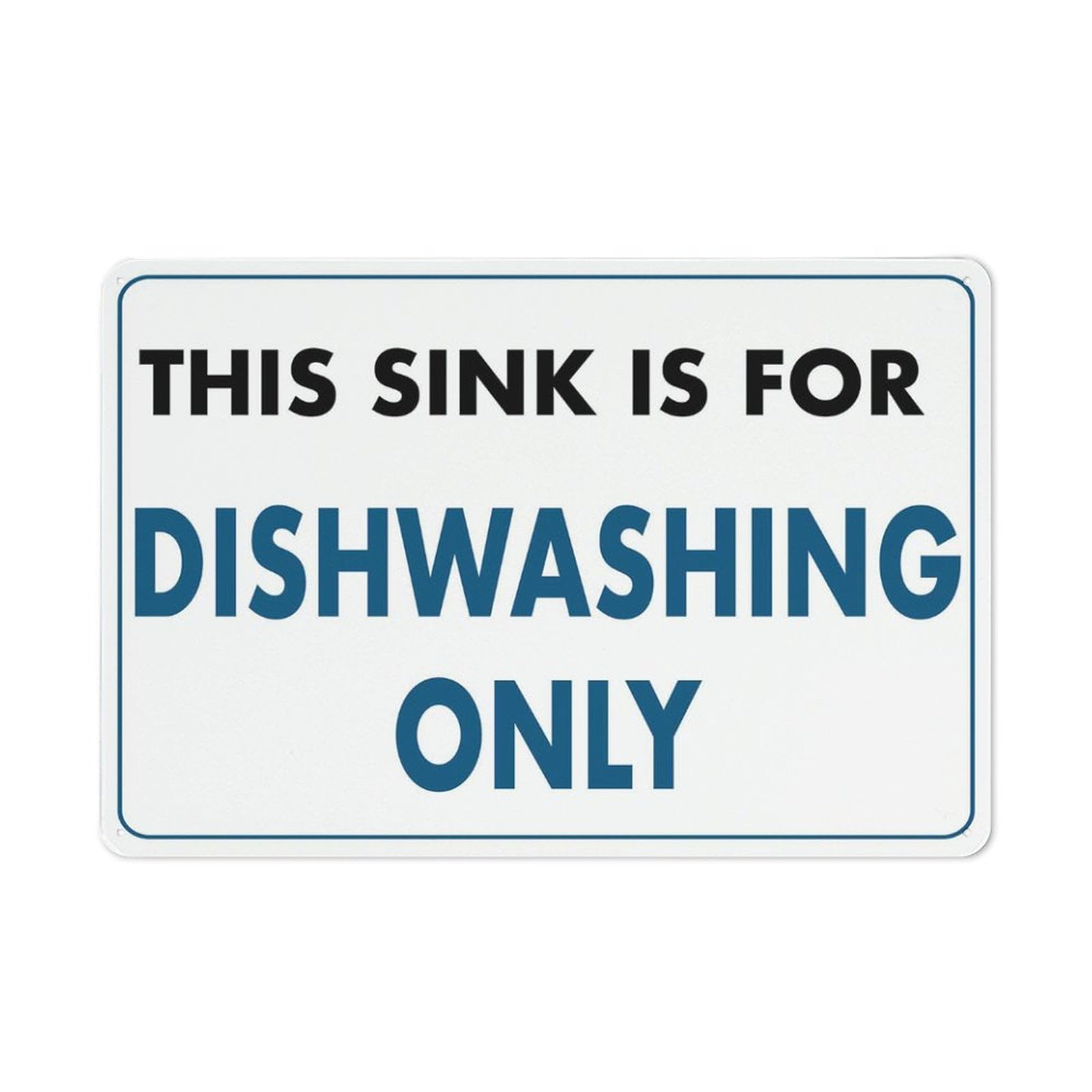 This Sink Is For Dishwashing Only for Cafe Home Living Room Bedroom Kitchen Garden Garage Cafe Bar Pub Tin Sign 8x12 Inch