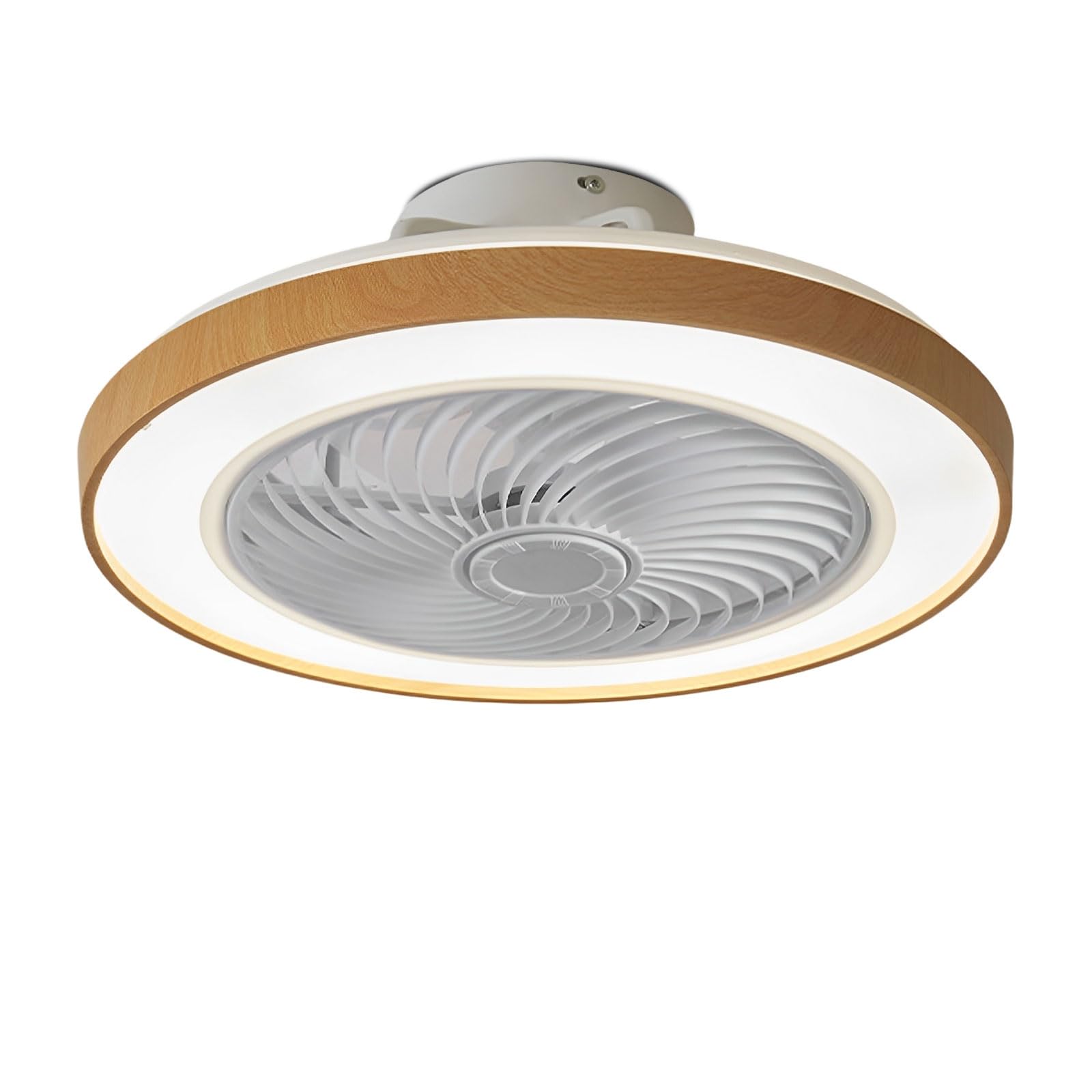 HXYSXHJUO Low Profile Ceiling Fan With Light Smart Small Fans Lights Remote Dimmable LED Flush Mount For Bedroom Kids Room Lounge