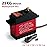 ZOSKAY Servo High Torque Metal Gear Standard Digital Servo 25KG/0.13S 6.8V for 1/8 1/10 RC Cars (Control Angle 270)