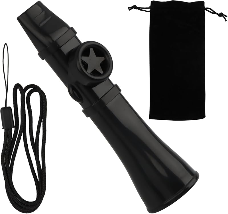 Kazoos Professional Kazoo Instruments Washable, Portable Musical Starter Kit, Easy to Learn Musical Instruments for Guitar, Ukulele, Piano