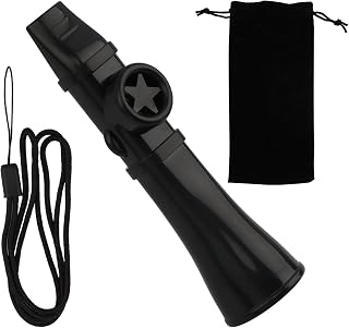 Kazoos Professional Kazoo Instruments Washable, Portable Musical Starter Kit, Easy to Learn Musical Instruments for Guitar, Ukulele, Piano