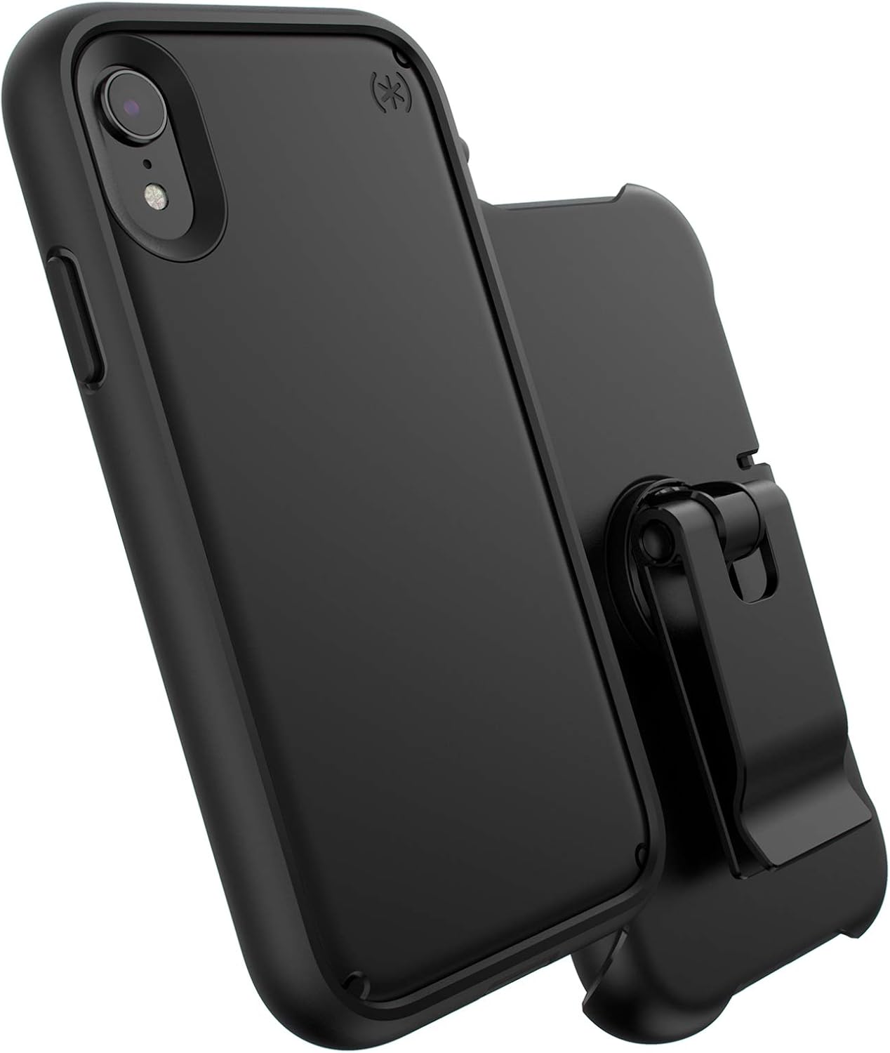 Speck Products Presidio Ultra iPhone XR Case, Black/Black/Black