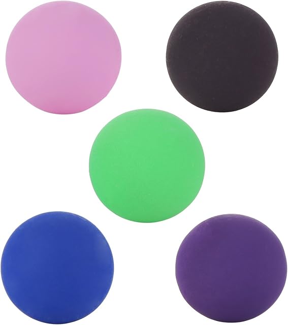 Morella Women's Angel Sound Ball Set Ø 16 mm 0.63" 5 Balls in Green, Blue, Pink, Purple and Anthracite